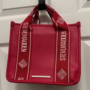 Steve Madden Scarlet Handbag with Logo Straps